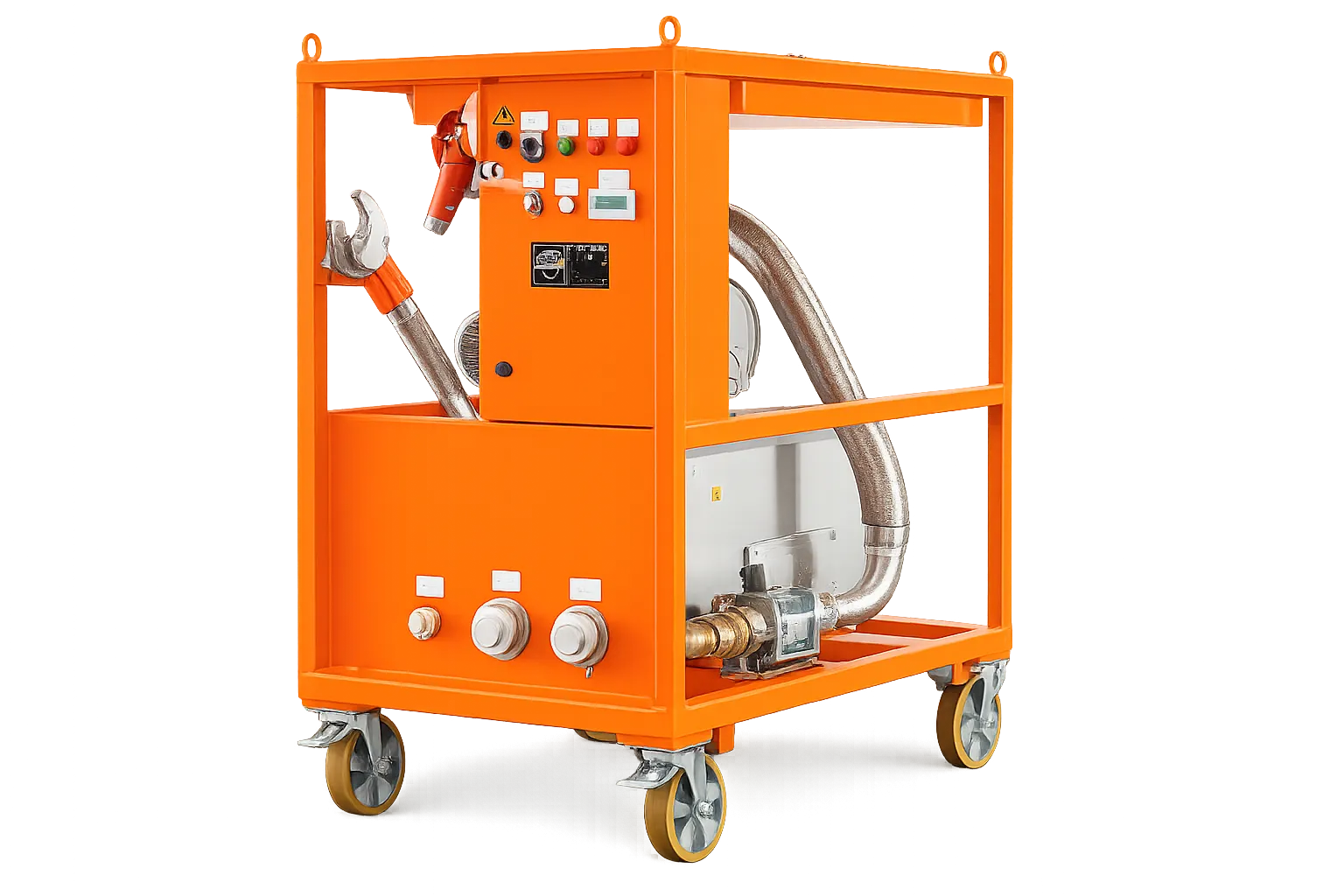 SF₆ Gas Recovery & Vacuum Pump Cart